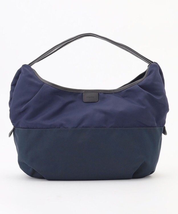 Y'SACCS シワナイロン2WAYトートバッグ Mサイズ ネイビー