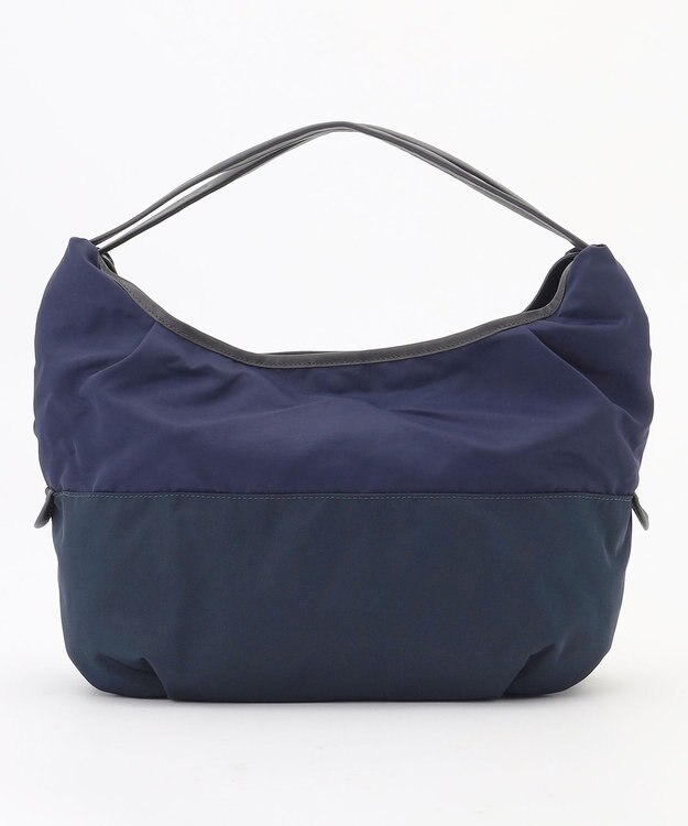 Y'SACCS シワナイロン2WAYトートバッグ Mサイズ ネイビー