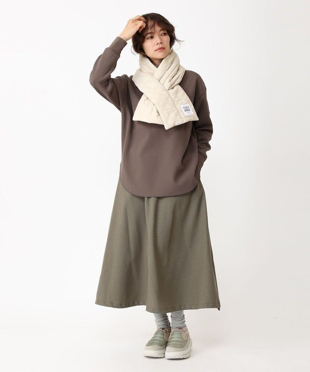 Columbia Columbia/ ライラックグリーンスカーフ /コロンビア Chalk