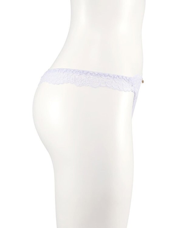 San-ai Resort（三愛水着楽園） 【northerly bra フィットシリーズ 谷間メイク】 カシュクールレースモールド Tバックショーツ M 【northerly】 ブルー