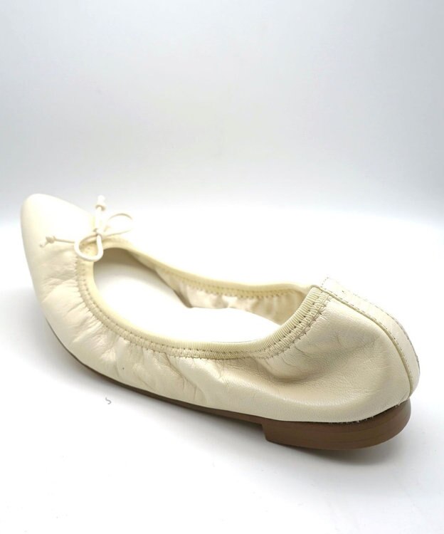 nouvelleRobe Oū 新色追加【本革・高反発】Pointed ポインテッドトゥ バレエシューズ アイボリー