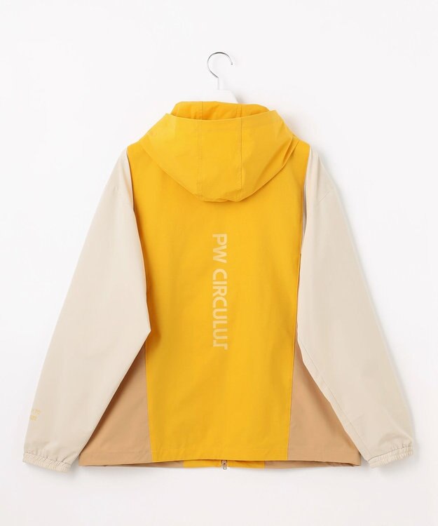 PW CIRCULUS 【撥水加工/ストレッチ】【MEN】カラーブロッキング ブルゾン  ゴルフ イエロー系