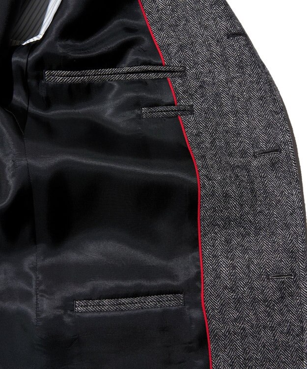 J.PRESS MEN 【J.PRESS ORIGINALS】WOOL/INEN TWEED 3B AUTHENTIC JACKET グレー系1