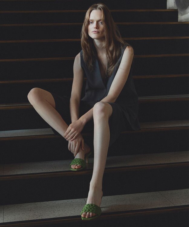 uncrave ウォッシャブルドライサップ ジレ スレート