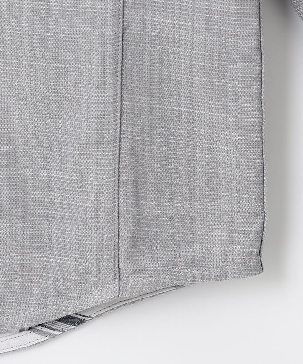 JOSEPH ABBOUD 【人気！1枚で2通りの着こなし】定番 リバーシブルシャツ ライトグレー系