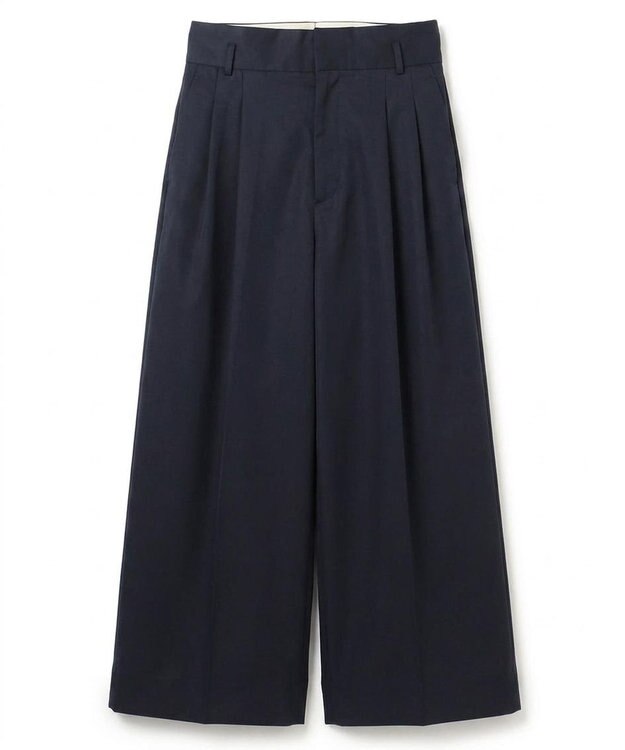 uncrave チノギャバジン ワイドトラウザー MEN’S ネイビー