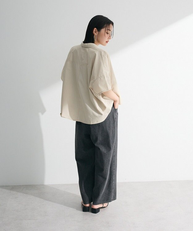 Green Parks ライトデニムワイドパンツ Indigo