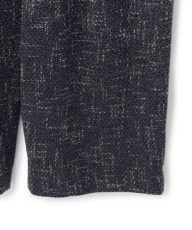 BEIGE， TRIPHANE / ハイウエストツイードタックパンツ Navy Mix