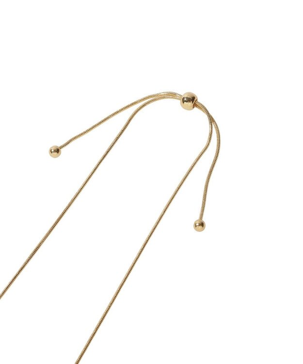 earth music&ecology パールＭＩＸスライドネックレス Gold