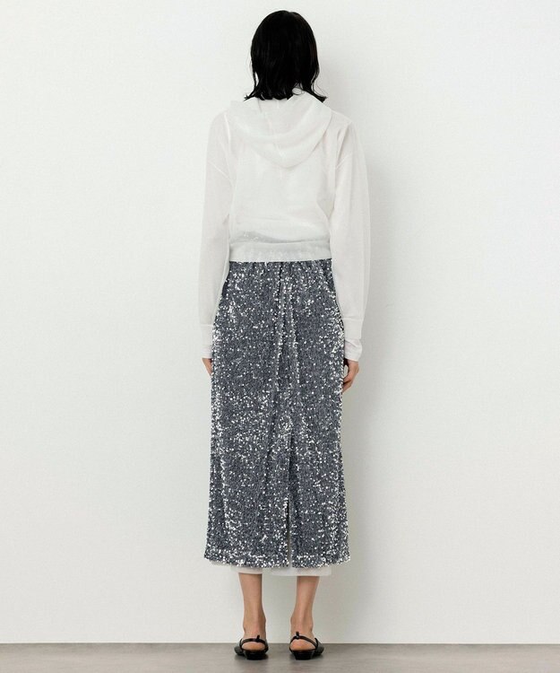 NAVE 【Nave・洗える】シアーニット パーカー ホワイト系