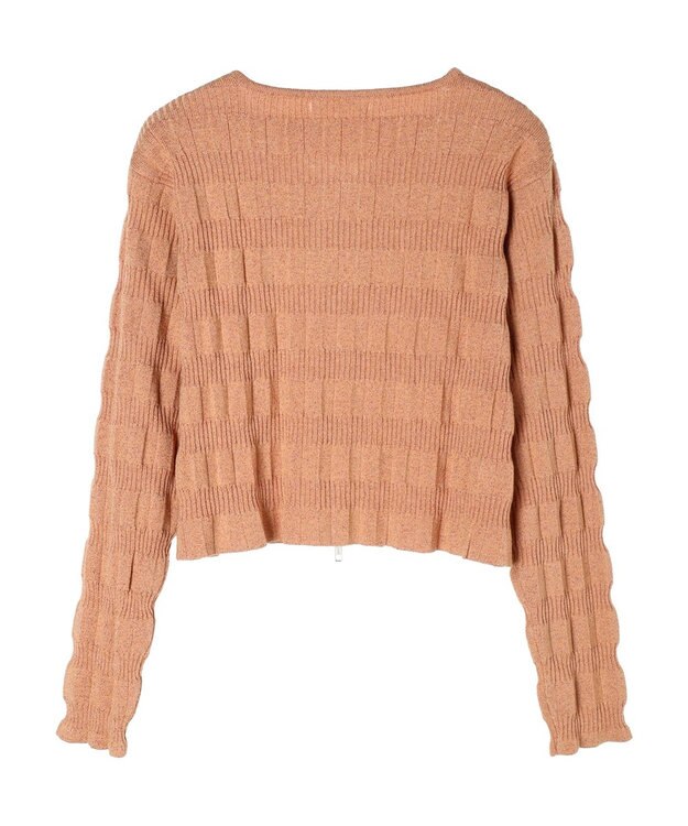 Green Parks ・ＡＮＤ　ＳＥＡＲＣＨ　ラメランダムリブカーディガン Orange