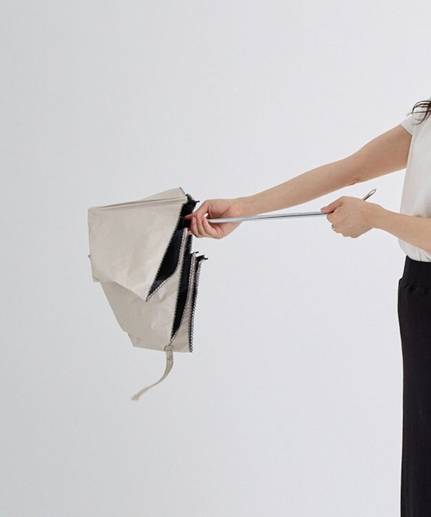 MOONBAT 晴雨兼用日傘 折りたたみ傘 シングルピコ／遮光 遮熱 UV ベージュ