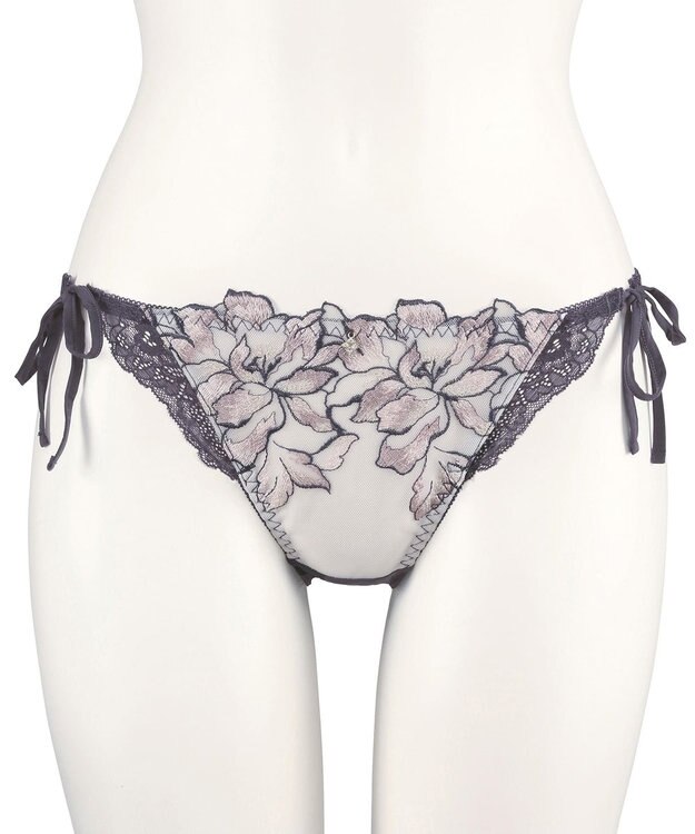 San-ai Resort（三愛水着楽園） エレガントコレクション【2411】ヒモショーツ 【northerly】 グレー