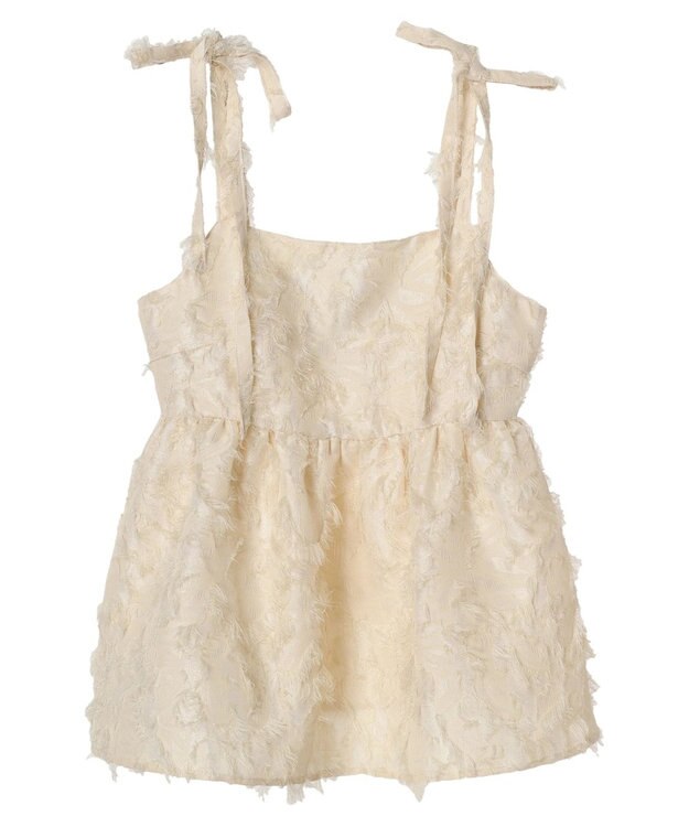 Green Parks ・ＥＬＥＮＣＡＲＥ　ＤＵＥ　ジャカードキャミ Beige