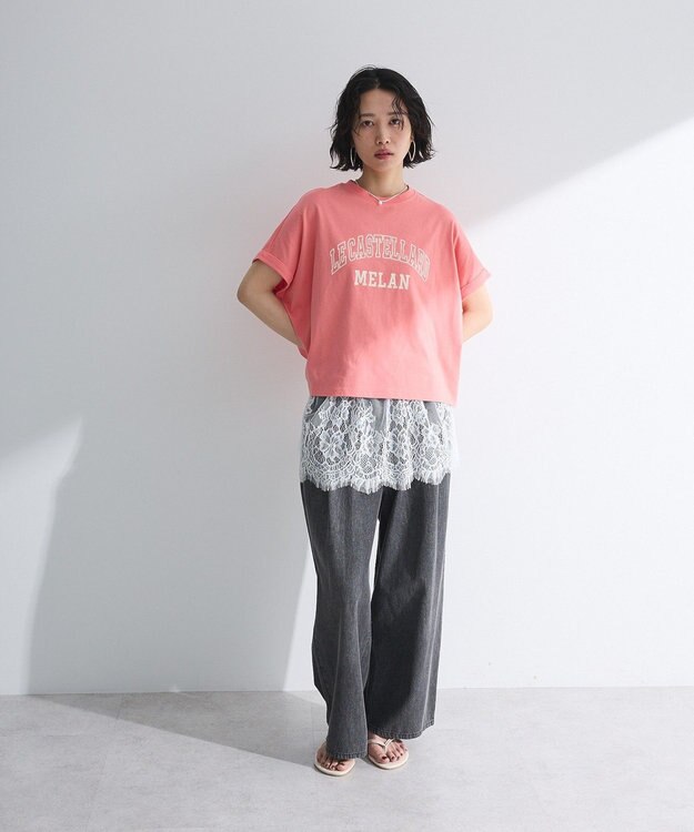 Green Parks ライトデニムワイドパンツ Indigo