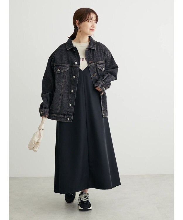 Green Parks Ｂｉｇシルエットデニムジャケット Black