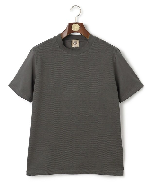 J.PRESS MEN 【WEB・一部店舗限定】ヴァーティカルケーブルTシャツ ライトグレー系