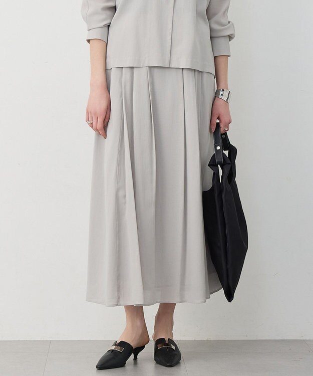 ICB 【先行予約】 ハイツイストドライメッシュ フレアスカート トープ