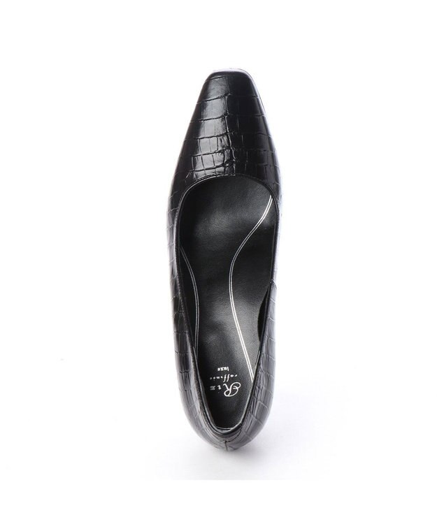 Riz raffinee <Riz raffinee>スクエアトゥパンプス ブラックカタオシ