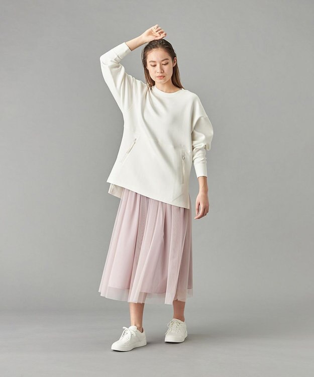 Chacott ダンボールプルオーバー オフホワイト