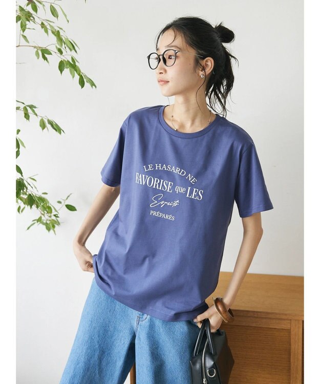 CRAFT STANDARD BOUTIQUE 【ＵＶカット】ＦＡＶＯＲＩＳＥ　ＴＥＥ Blue