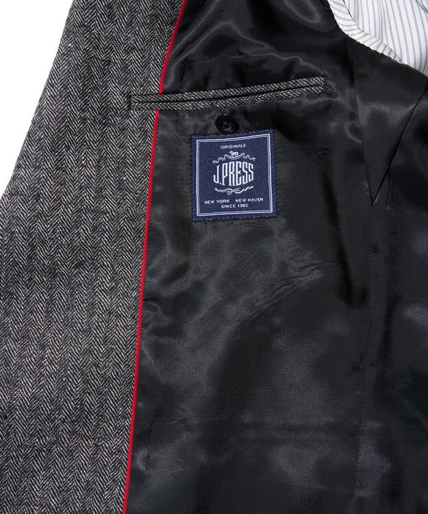 J.PRESS MEN 【J.PRESS ORIGINALS】WOOL/INEN TWEED 3B AUTHENTIC JACKET グレー系1