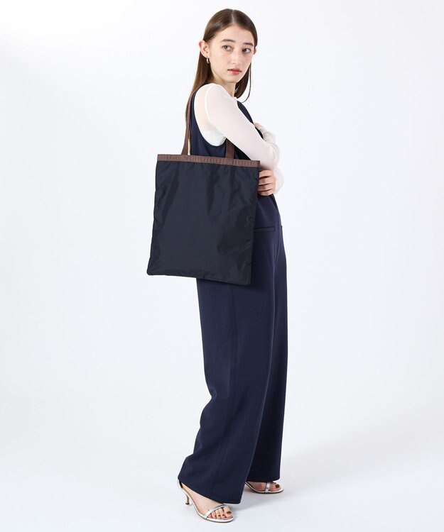 LeSportsac LARGE EMERALD TOTE/ディープシー/ダークチョコレート ディープシー/ダークチョコレート