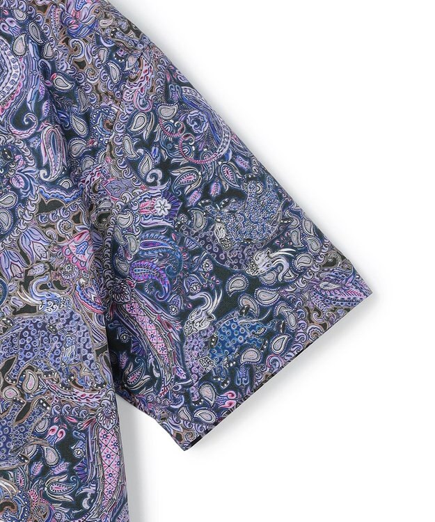 JOSEPH HOMME 【新柄】エスニカルプリント　半袖レギュラーカラーシャツ ライラック系5