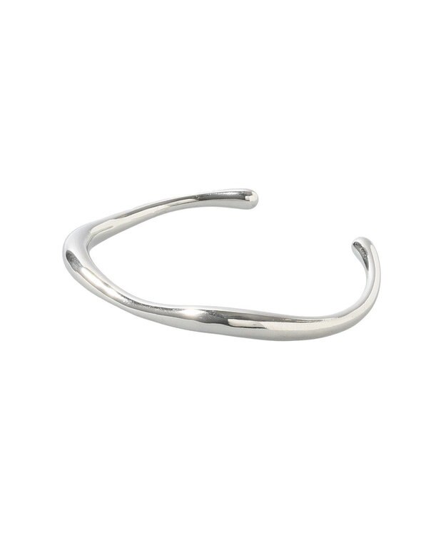 YECCA VECCA ステンレスC型バングル Silver
