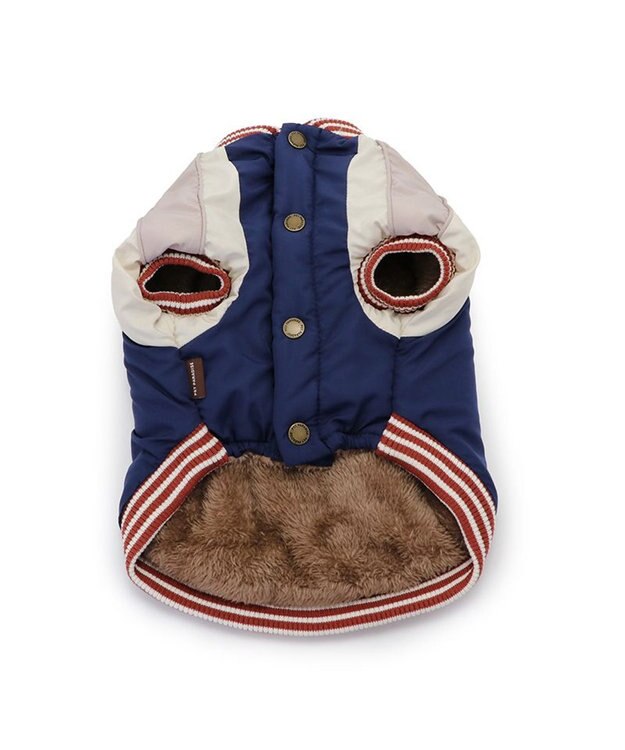 PET PARADISE ペットパラダイス 遠赤外線 スカジャン 《龍》 中型犬 大型犬 ネイビー