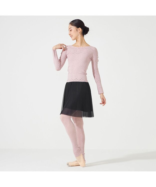 Chacott 【ノーソーイングニット】ノーソーイングレッグウォーマー グレージュ