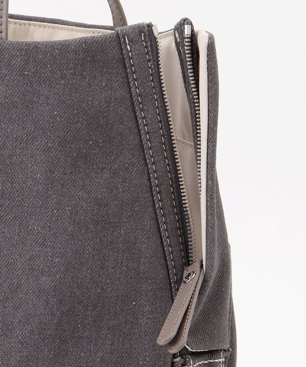 Y'SACCS デニムトートバッグ　Mサイズ グレー