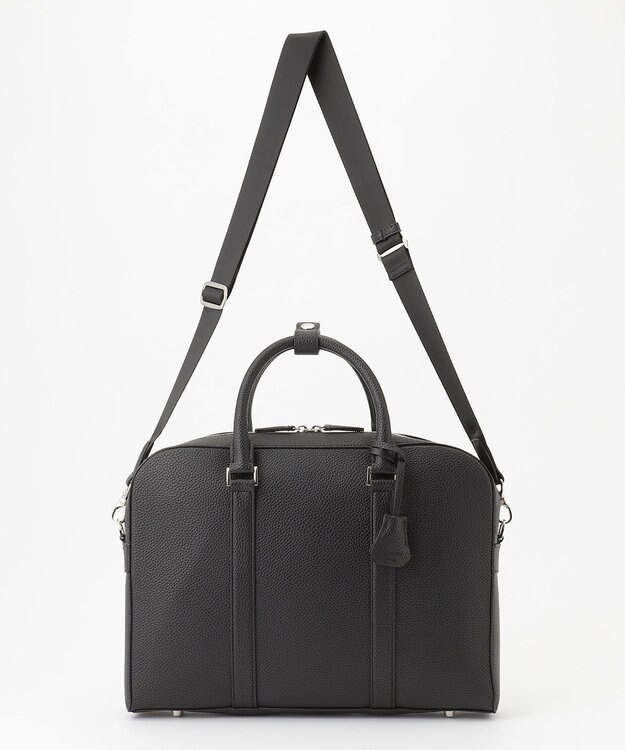 JOSEPH HOMME シンセティックシュリンクレザー  ブリーフバッグ ブラック系