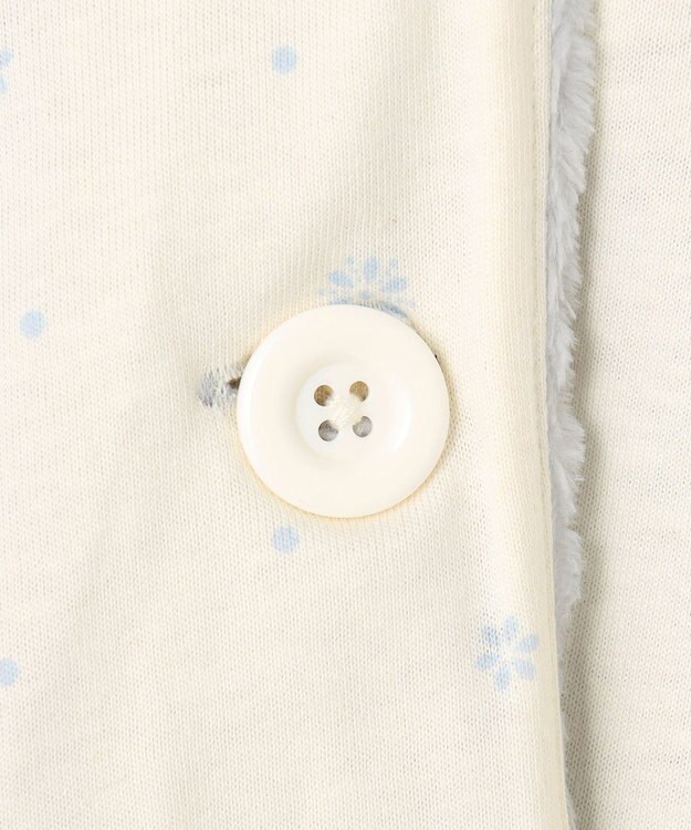 組曲 KIDS 【90㎝】あったかリバーシブルマント グレー