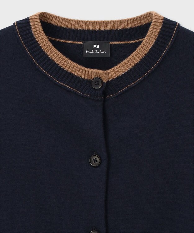 Paul Smith アクセントカラー カーディガン ネイビー