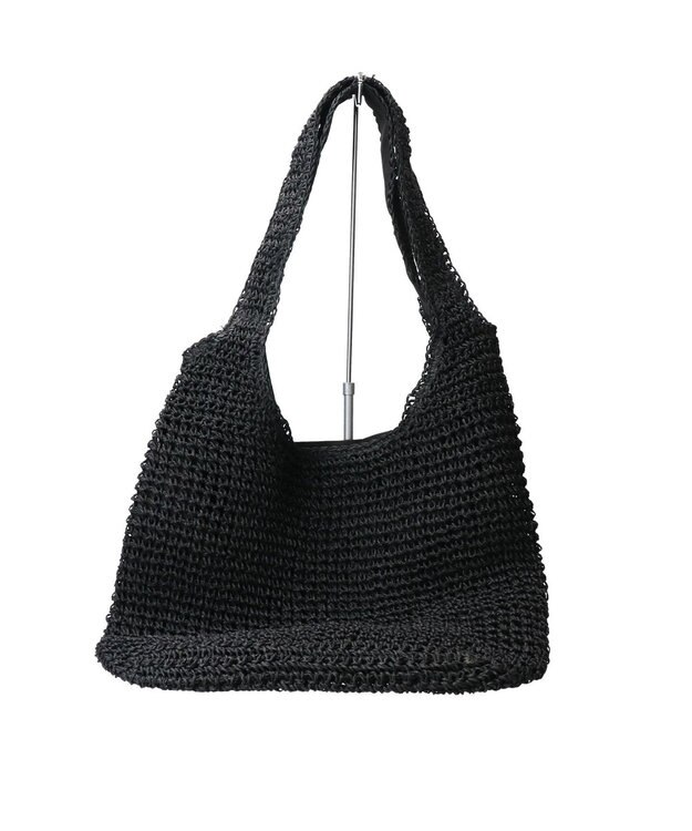 INTER-CHAUSSURES 【CIVICO 93】雑材トートバッグ ブラック雑材