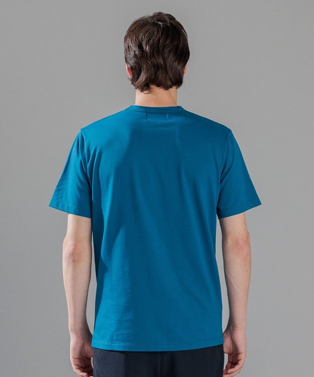 JOSEPH HOMME 【LEON 掲載】スビンソフトジャージー　クルーネック半袖カットソー ダルブルー系