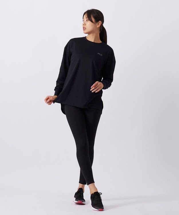 OP／FILA 【FILA】フィットネスウェア 2点セット ブラック