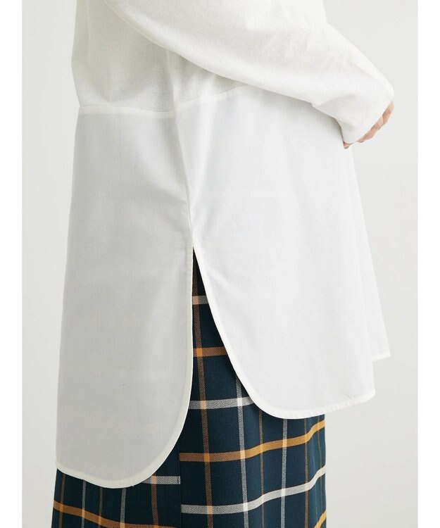 Green Parks 裾ドッキングホワイトインナー Off White