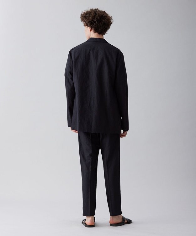 UNFILO MENS ライトリネン テーラード ジャケット [23年春夏商品] ブラック