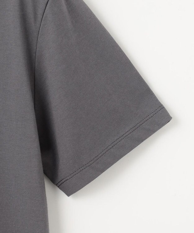 ANY SIS S ロゴ刺繍 Tシャツ スレート