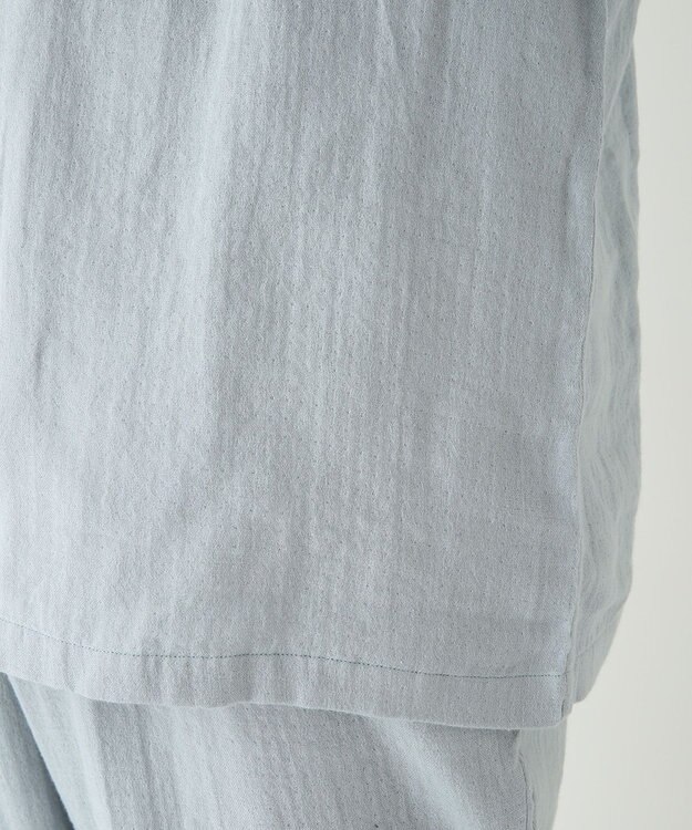 UCHINO マシュマロガーゼ ベーシック メンズパジャマ ライトグリーン