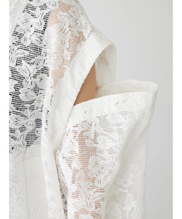 Green Parks ２ＷＡＹ　レースブルゾン Off White