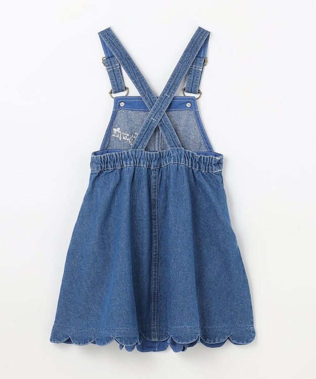 ANY KIDS デニムジャンパースカート ブルー