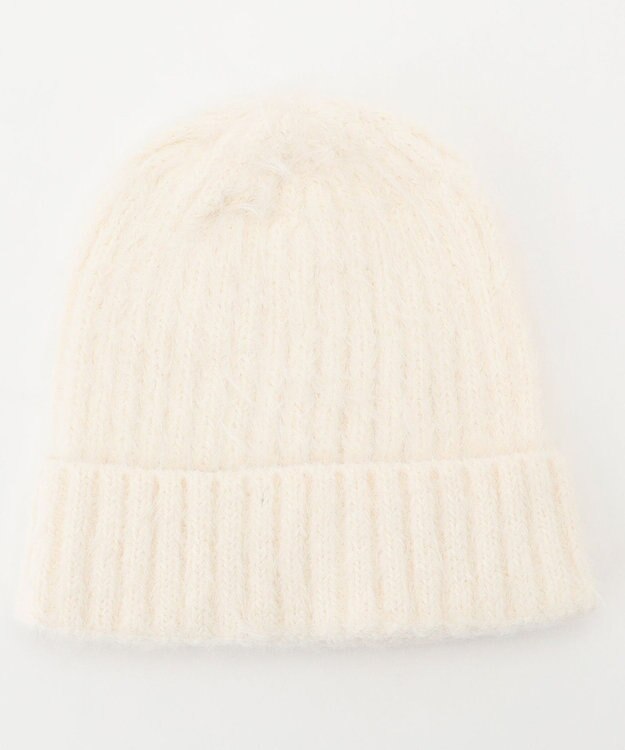 ANY シャギーニット帽 アイボリー