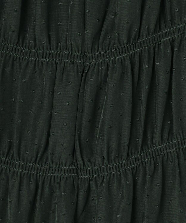 UNFILO ドビーデシン ワンピース ダークグリーン