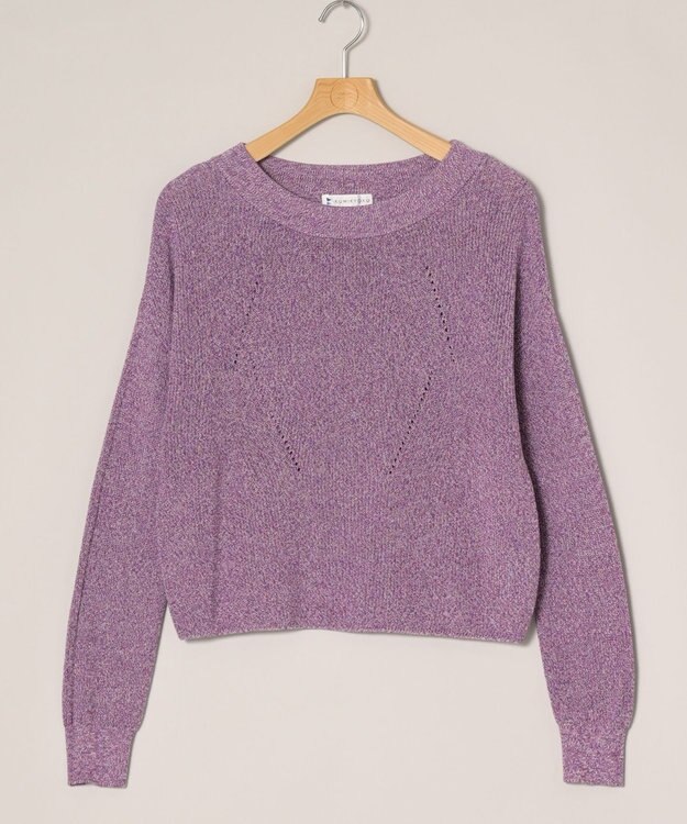 ONWARD Reuse Park 【組曲】ニット春夏 パープル