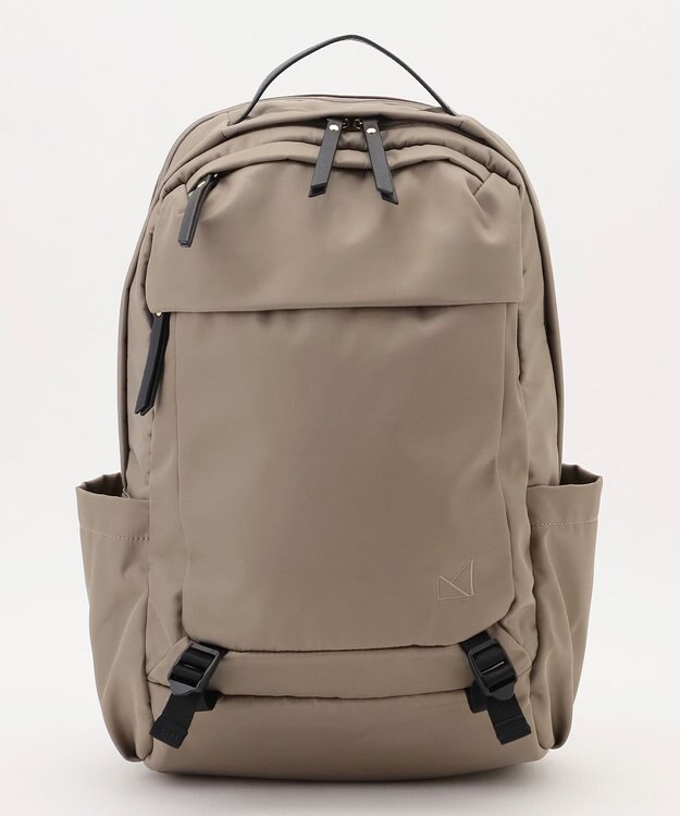 LA BAGAGERIE 【maison vert】 【撥水・多収納】撥水ナイロン多収納バックパック グレージュ