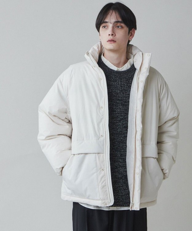 WEGO SORONA（R）　ミリタリーパテッドブルゾン ホワイトその他