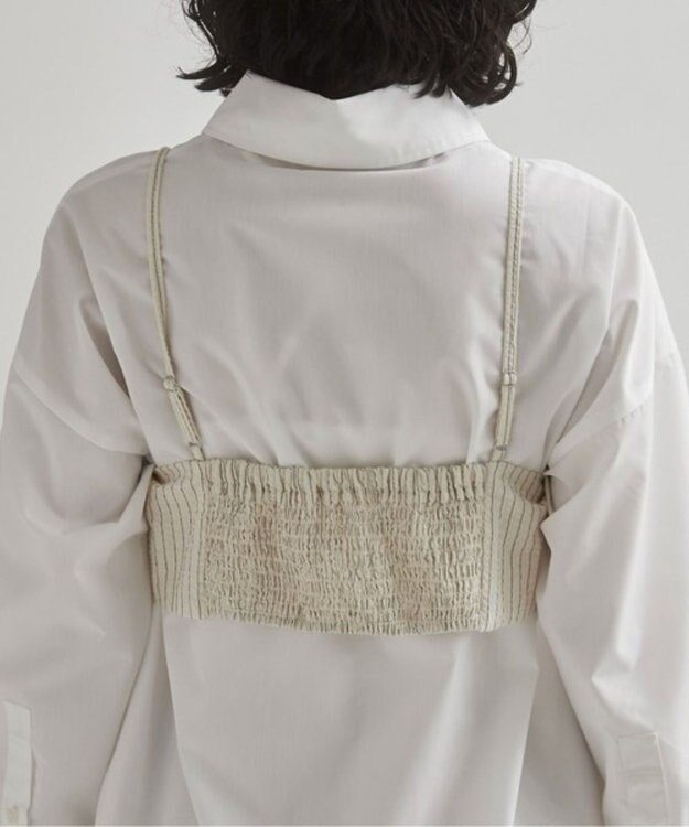 WEGO 【ANGIE VINTAGE】ビスチェセットシャツ ホワイト